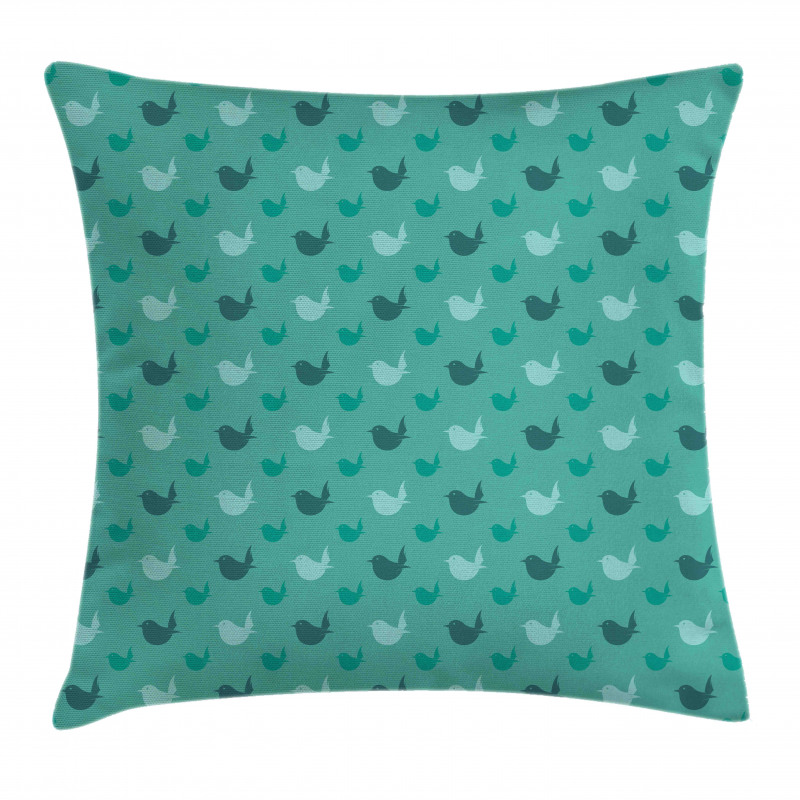Monochrome Flying Animal Art Pillow Cover