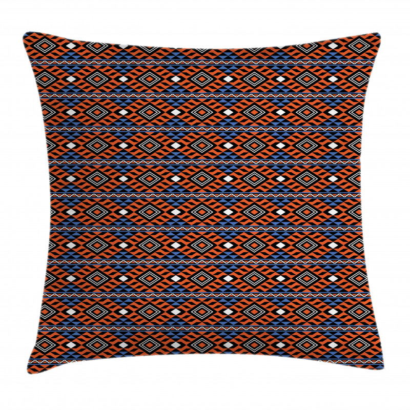 Tribal Geometric Motifs Pillow Cover