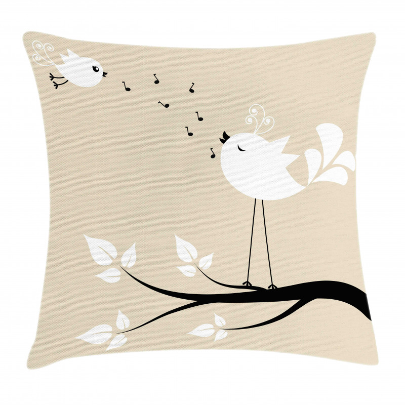 2 Birds on a Branch Pillow Cover