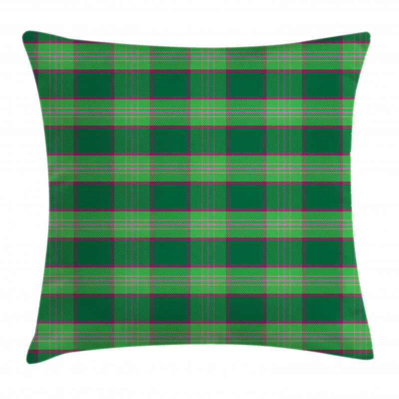 Diagonal Tartan Inspired Pillow Cover