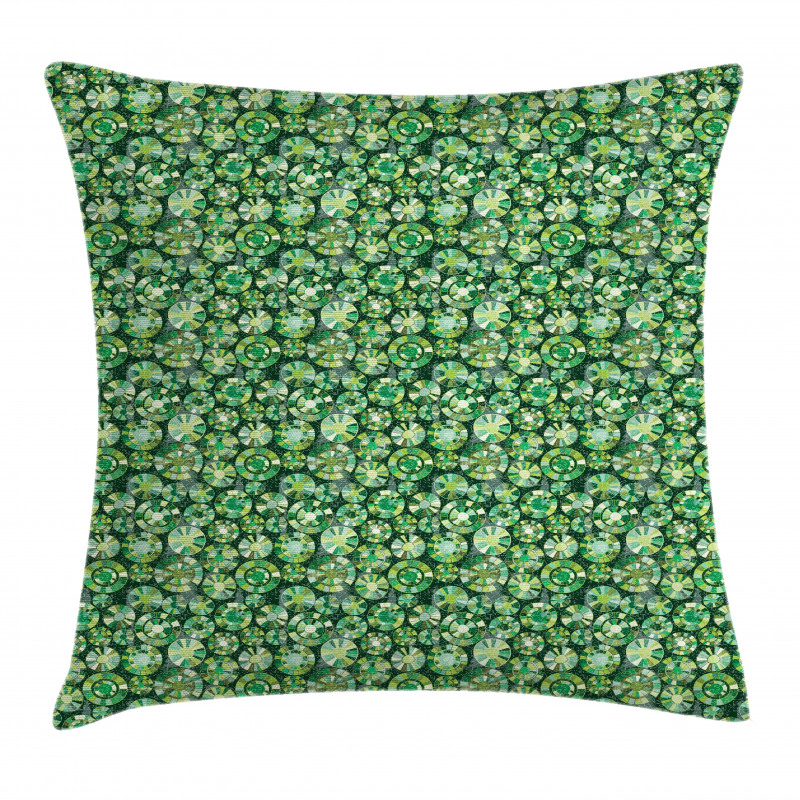 Dots Stripes and Circles Pillow Cover