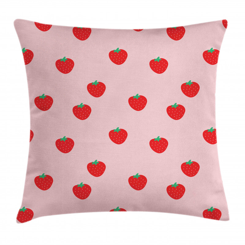 Cartoon Summer Fruits Pillow Cover