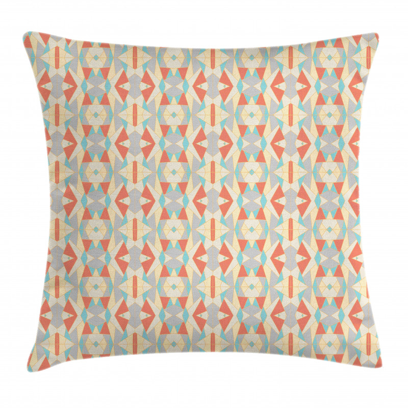 Soft Mosaic Geometric Art Pillow Cover