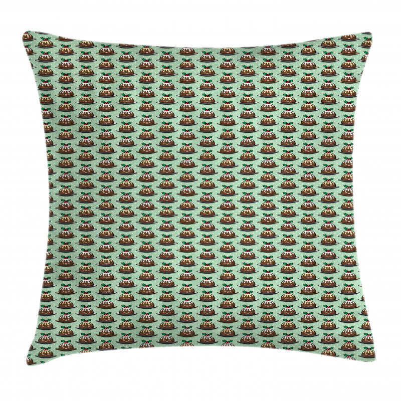 Christmas Pudding Characters Pillow Cover