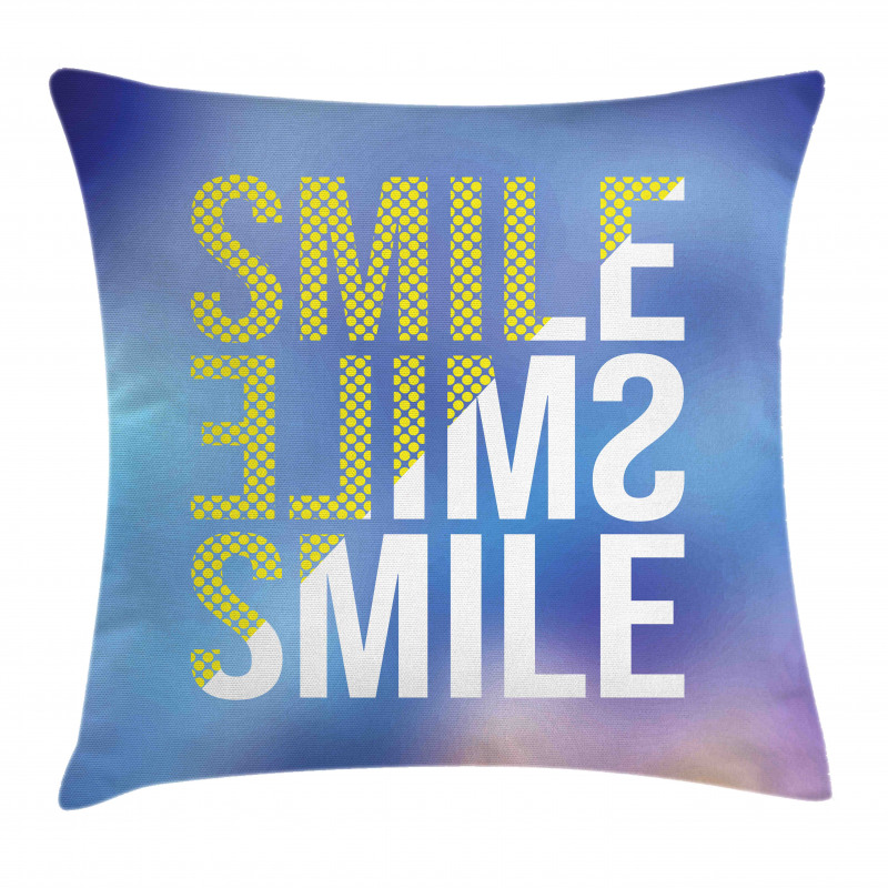 Modern Design Positive Word Pillow Cover