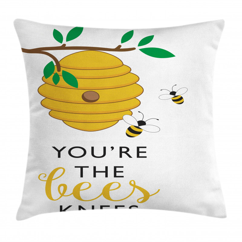 You're the Bees Knees Pillow Cover