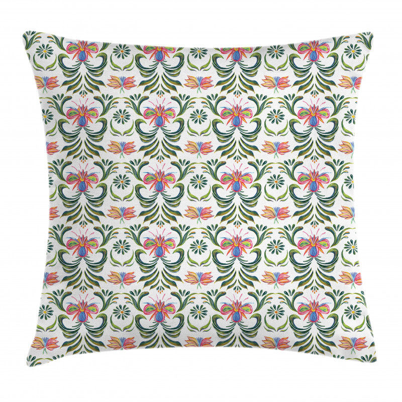 Ivy Ukrainian Folk Style Pillow Cover