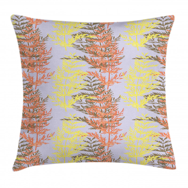 Herbs Botany Sprigs Branches Pillow Cover