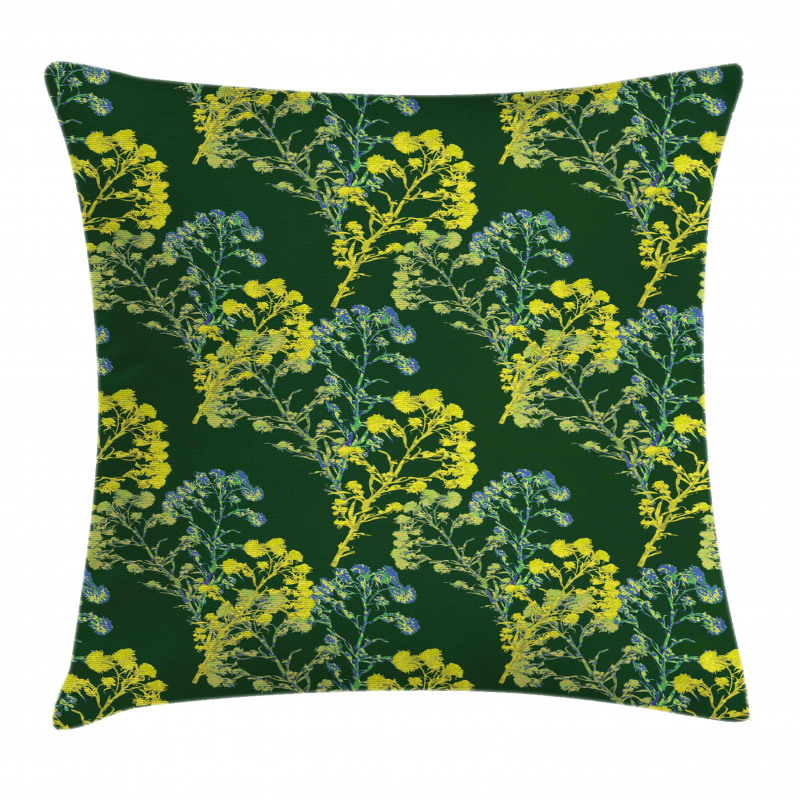 Helichrysum Yarrow Branches Pillow Cover