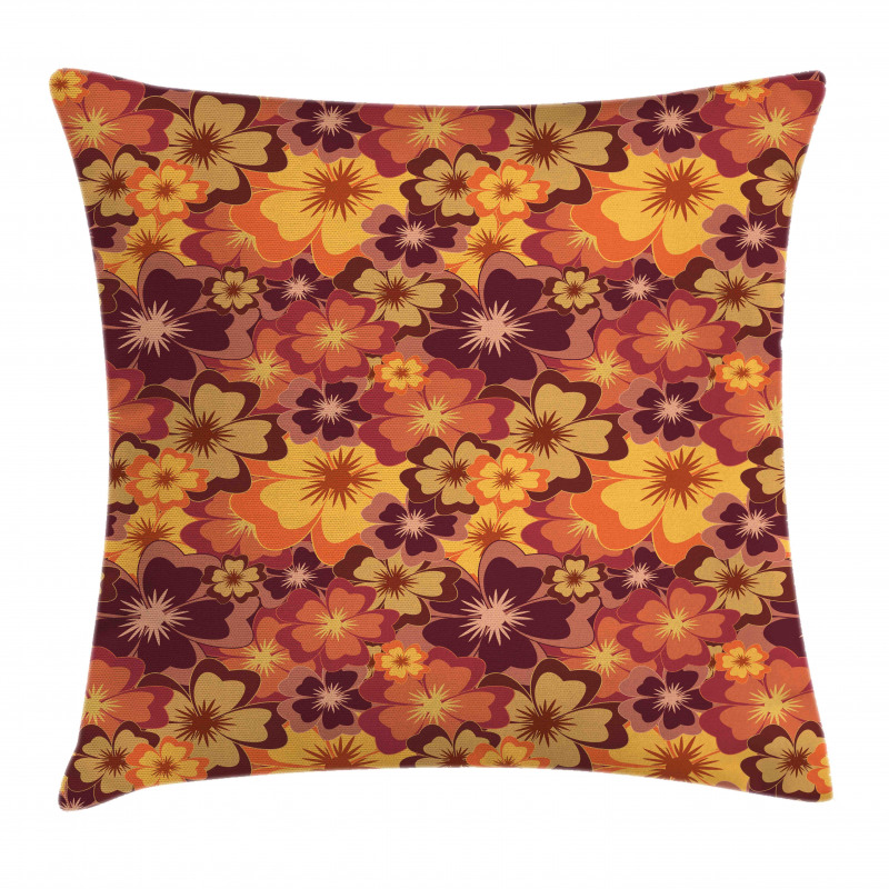 Flowers of Autumn Style Art Pillow Cover