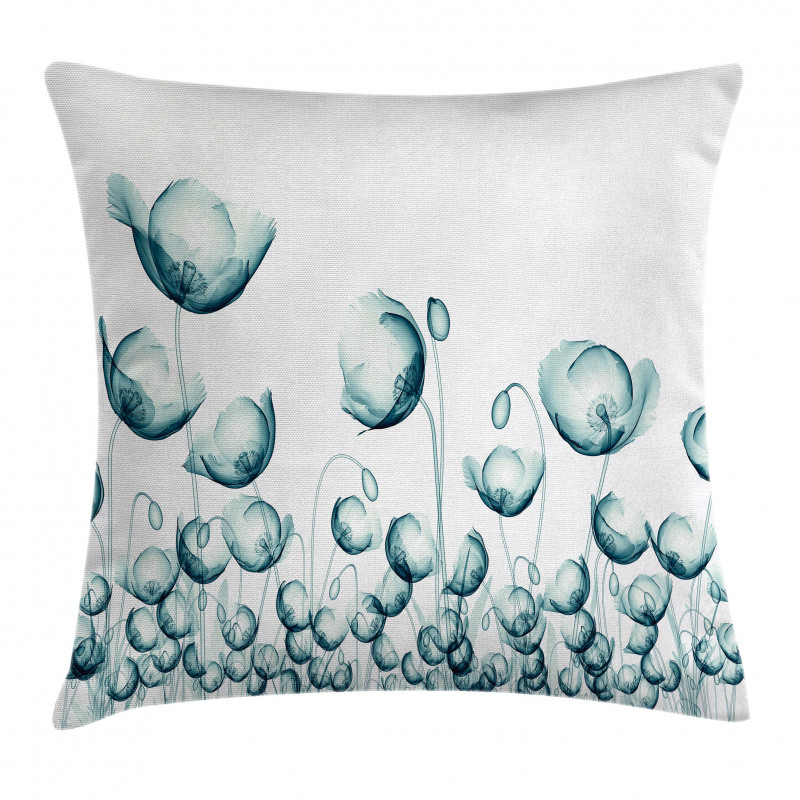 Poppy Flora Windy Day Pillow Cover