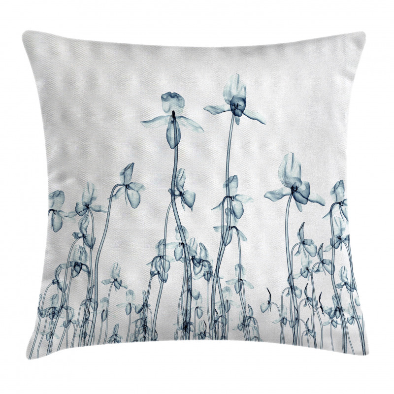 Orchids Floral Photo Pillow Cover