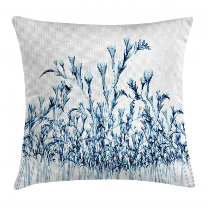 X-Ray Floral Nature Pillow Cover