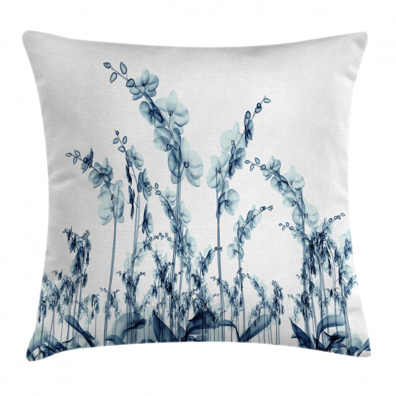 Wild Orchid Flowers Pillow Cover