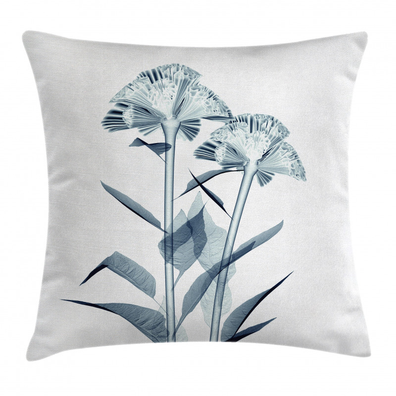 Flowers X-Ray Vision Pillow Cover