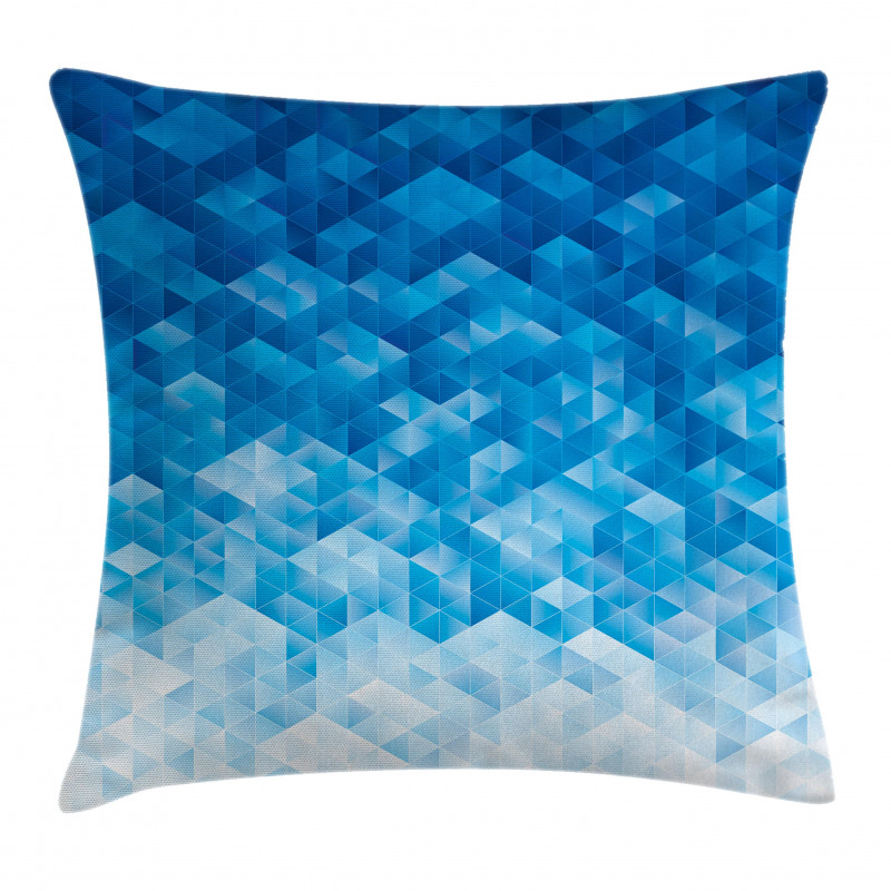 Mosaic Triangle Graphic Pillow Cover