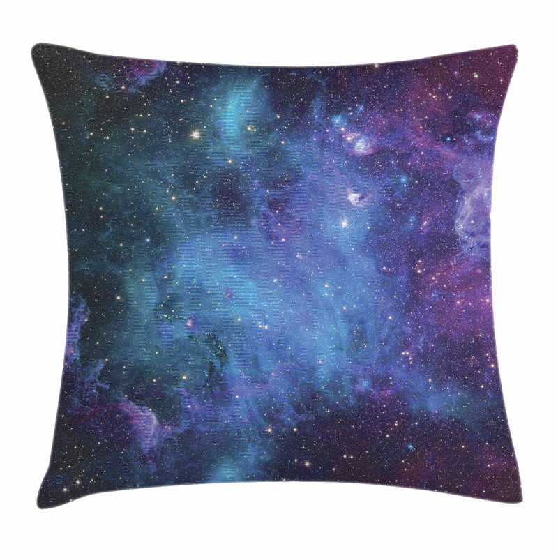 Galaxy Stars in Space Pillow Cover