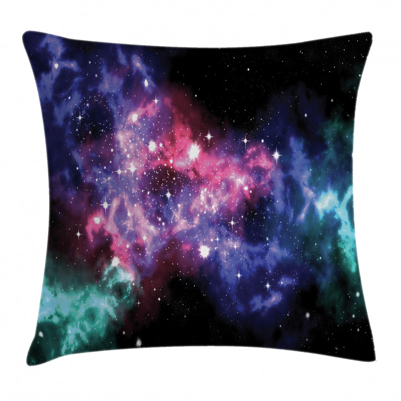 Dusty Gas Cloud Stars Pillow Cover