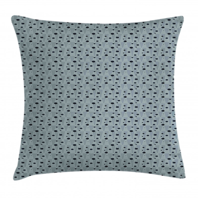 Modern Ovals and Triangles Pillow Cover