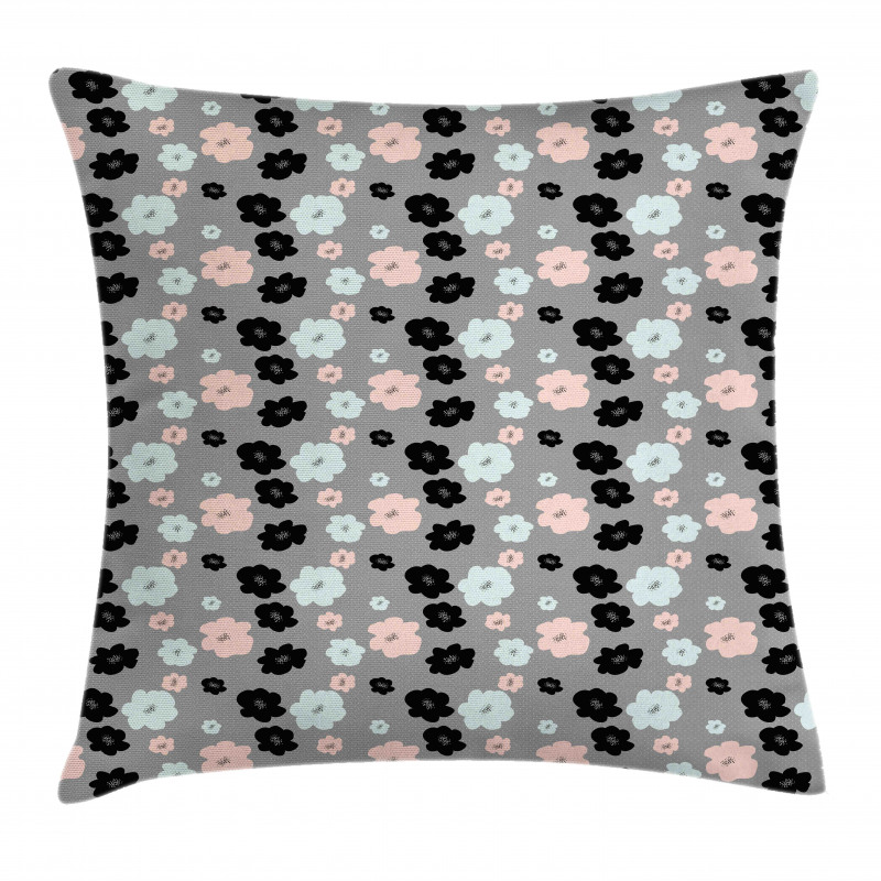Abstract Peony Blossoms Art Pillow Cover