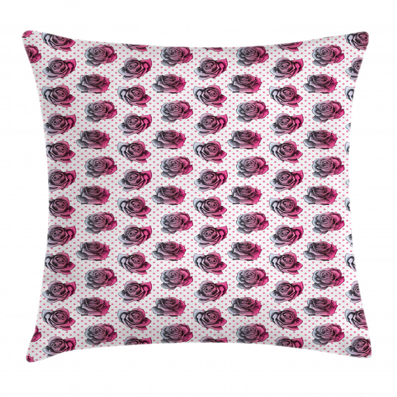 Detailed Roses Art Pillow Cover