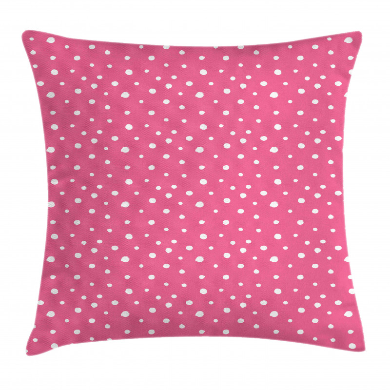 Grunge Drawn Rounds Pillow Cover