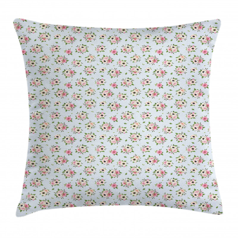 Corsage Blossoms Romance Pillow Cover