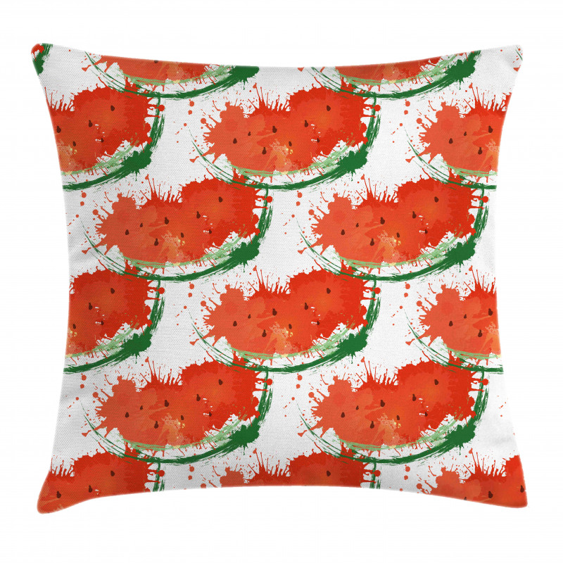 Grunge Spots Fruit Slice Pillow Cover