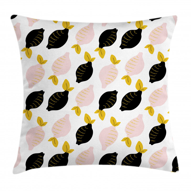 Abstract Colored Citrus Fruit Pillow Cover