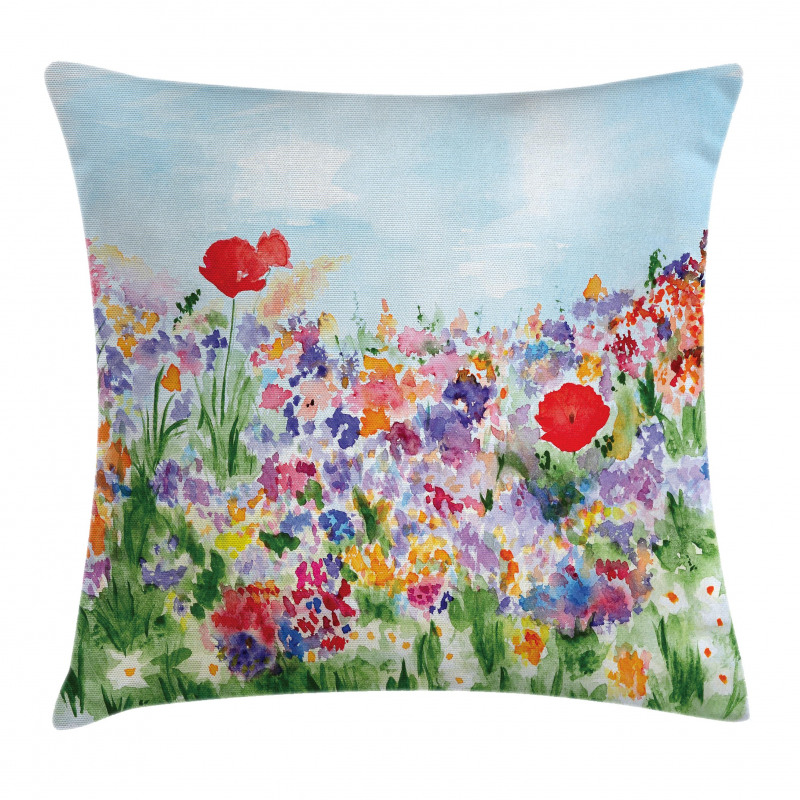 Summer Blooms Pillow Cover