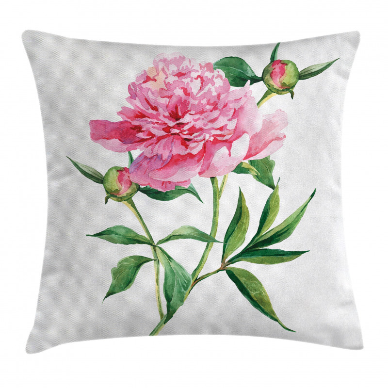 Vintage Peony Pillow Cover