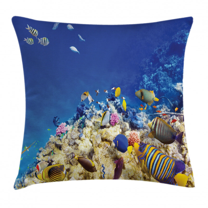 Caribbean Seascape Pillow Cover