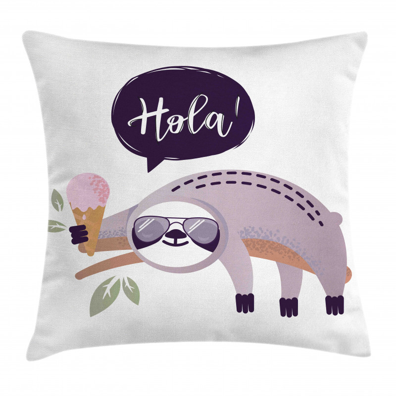 Hola Ice Cream Chilling Pillow Cover