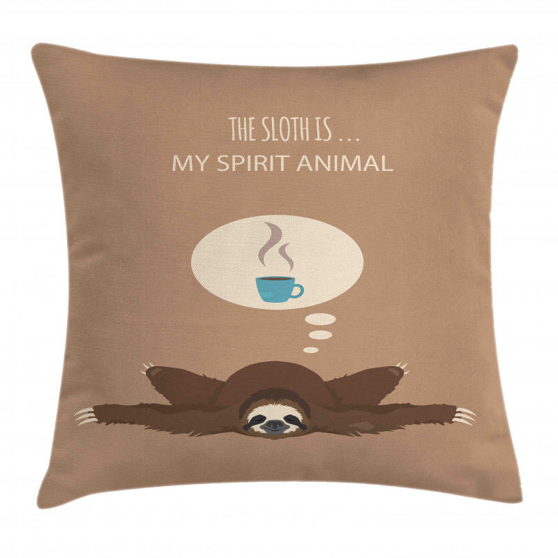 Spirit Animal Coffee Pillow Cover