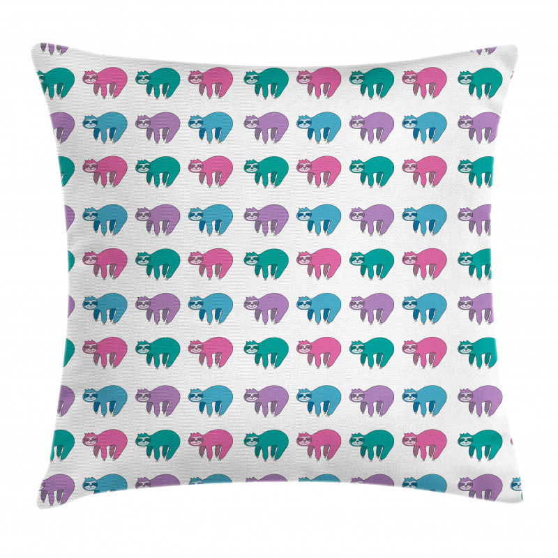 Rhythmic Lazy Animal Pillow Cover