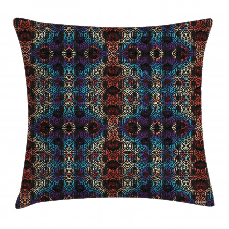 Ethnic Color Transitions Pillow Cover