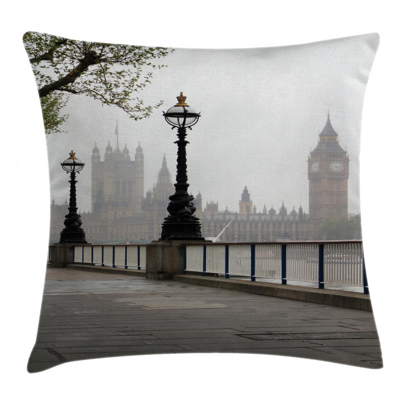 Westminster Tower Bridge Pillow Cover