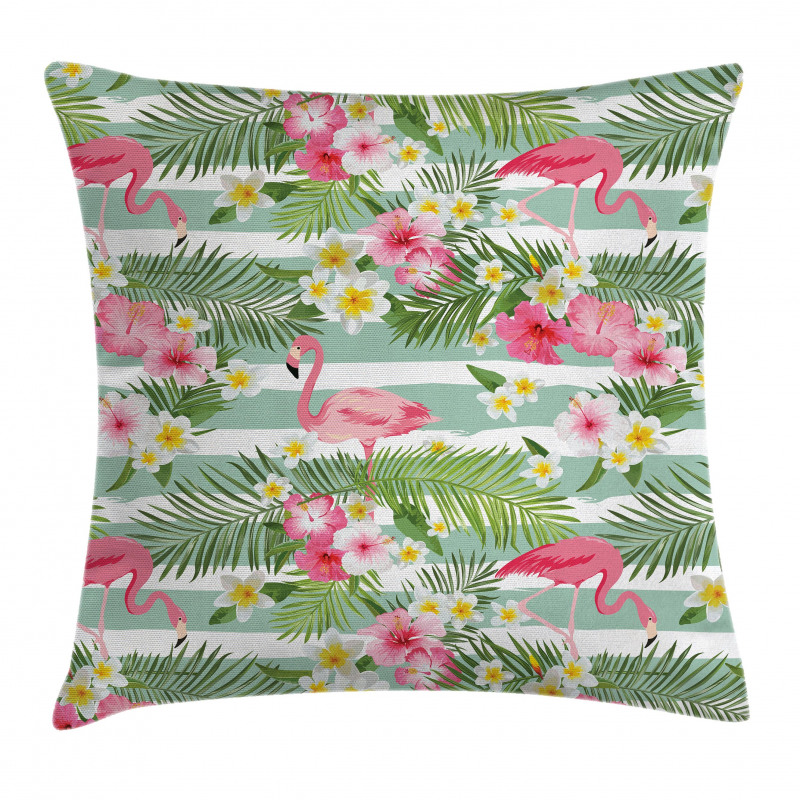 Exotic Hawaiian Leaf Pillow Cover