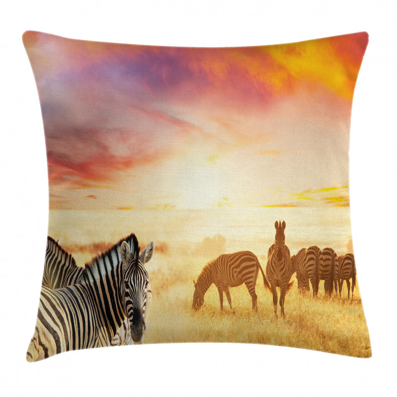 South Wild Zebra Pillow Cover