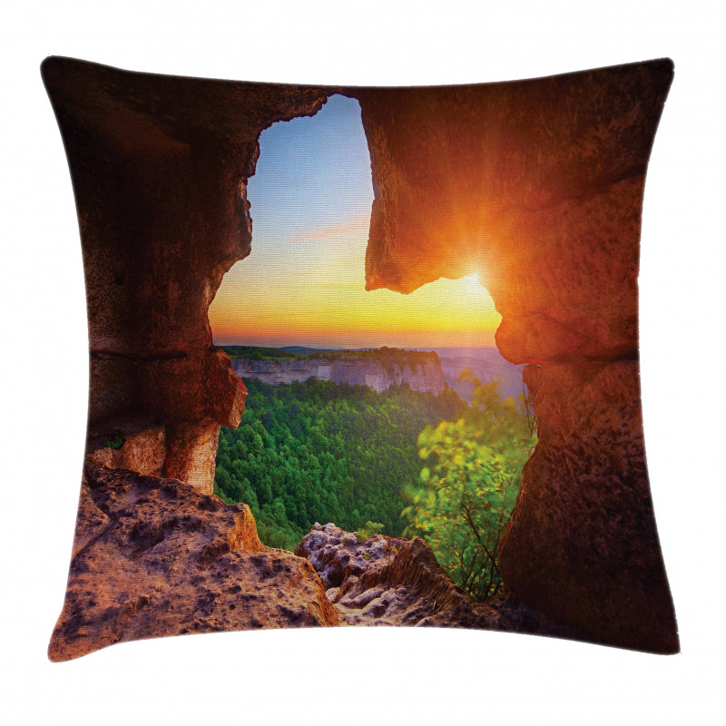 Canyon at Sunset Time Pillow Cover