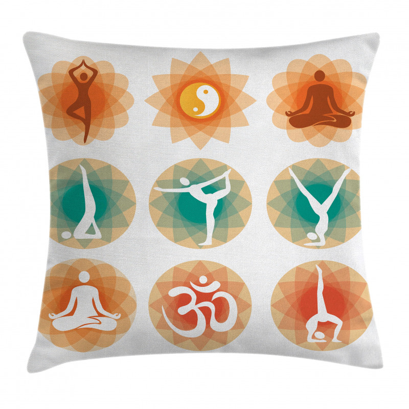 Mental Spirits Pattern Pillow Cover