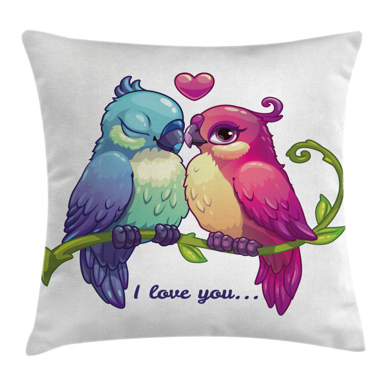 Branch with Heart Pillow Cover