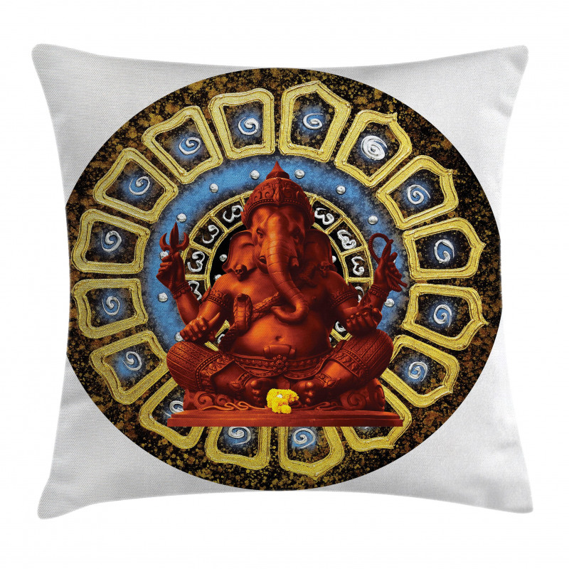 Elephant Sculpture Pillow Cover