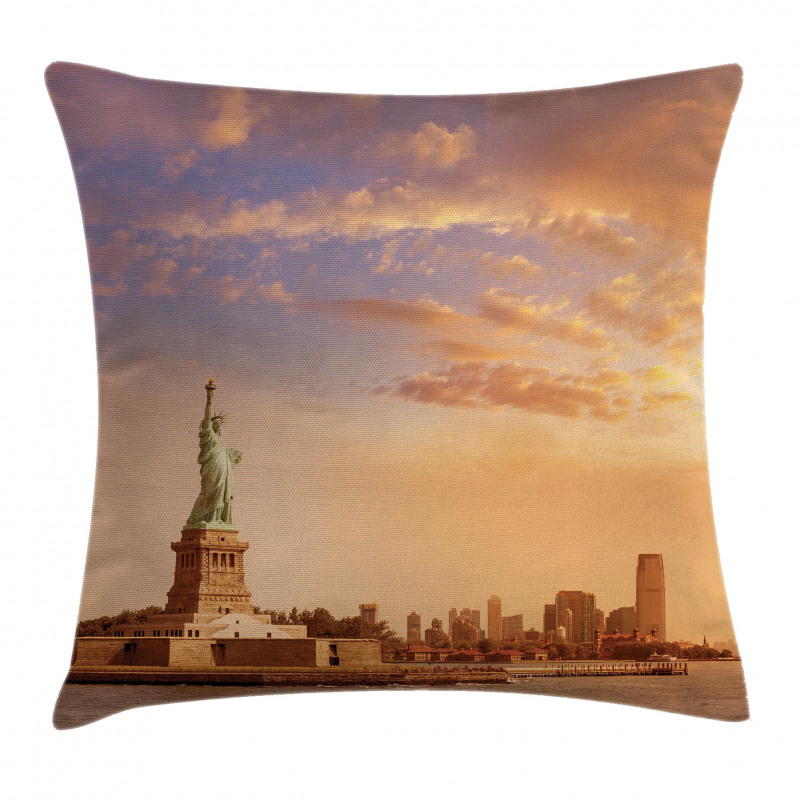 Freedom on NYC Pillow Cover