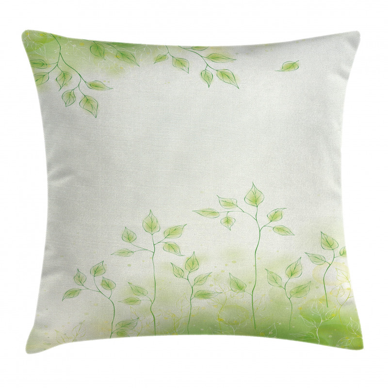 Fresh Leaves Botanic Eco Pillow Cover