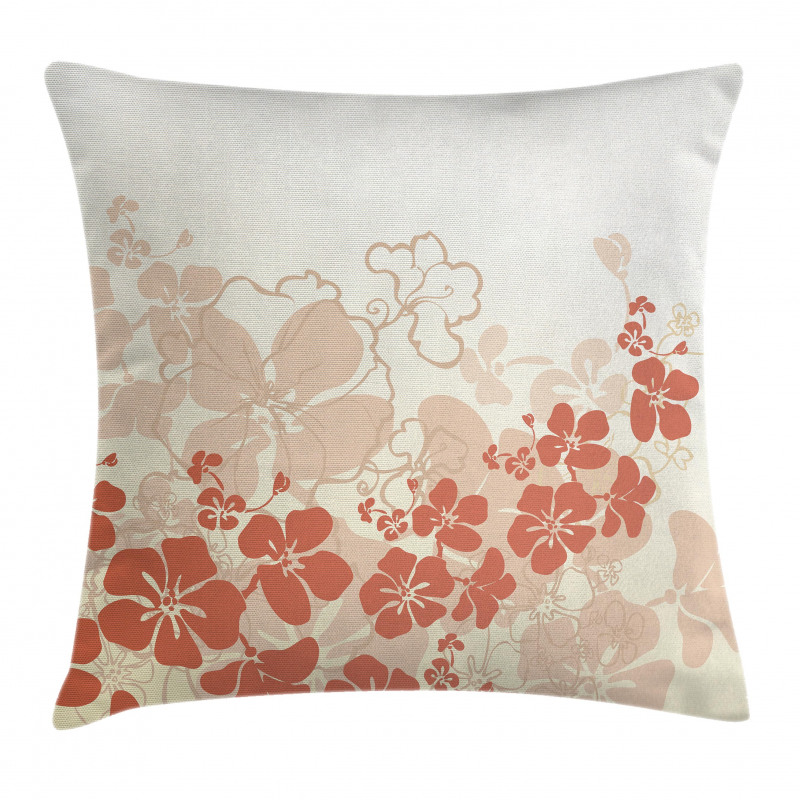 Hawaii Flowers Tropical Pillow Cover