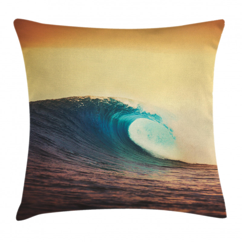 Sunset in Warm Colors Pillow Cover