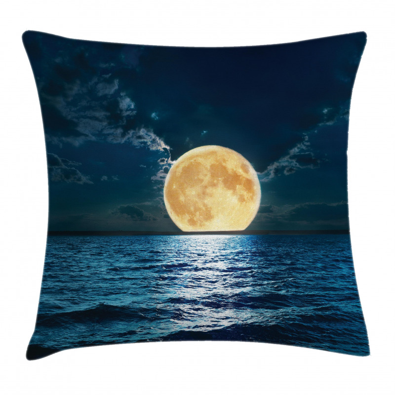 Magic Super Moon Design Pillow Cover