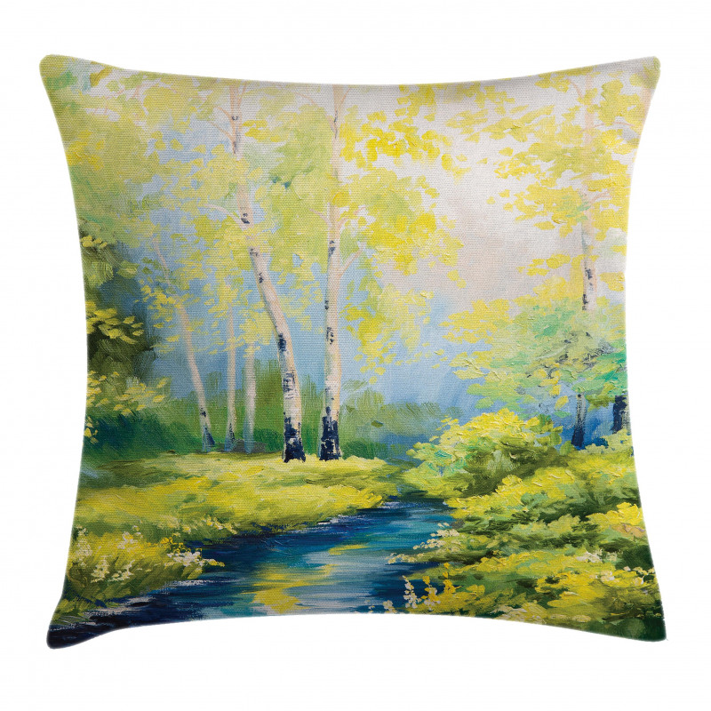 Pastoral Forest Woods Pillow Cover
