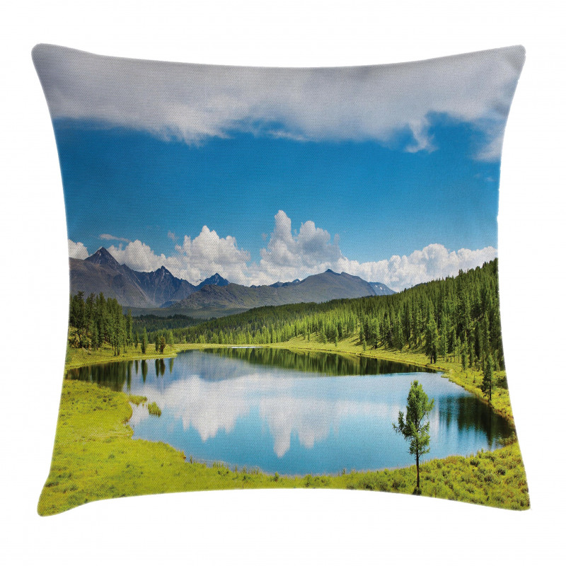 Sky Mountain Landscape Pillow Cover